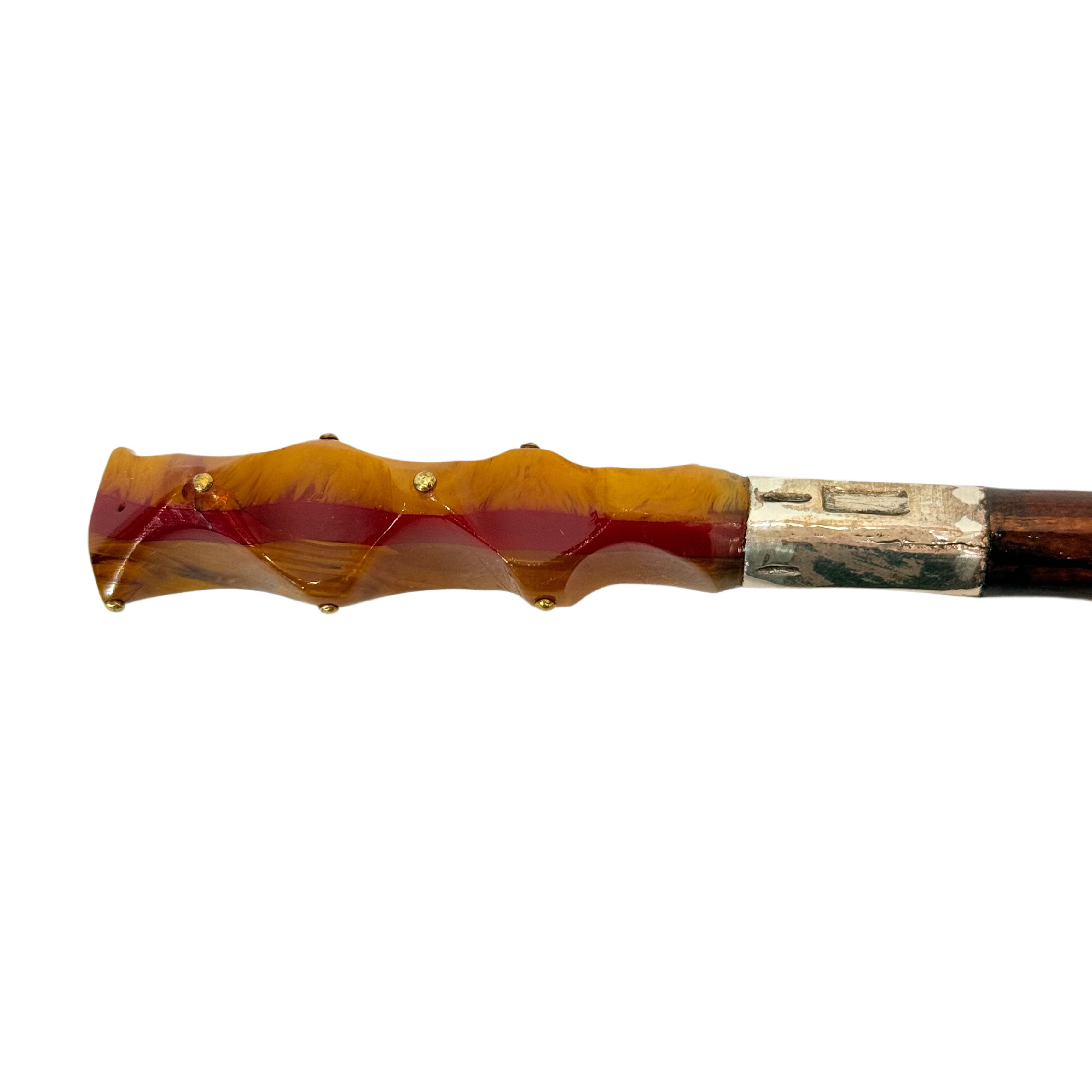 Luxury Wooden Cane with Faturan Handle